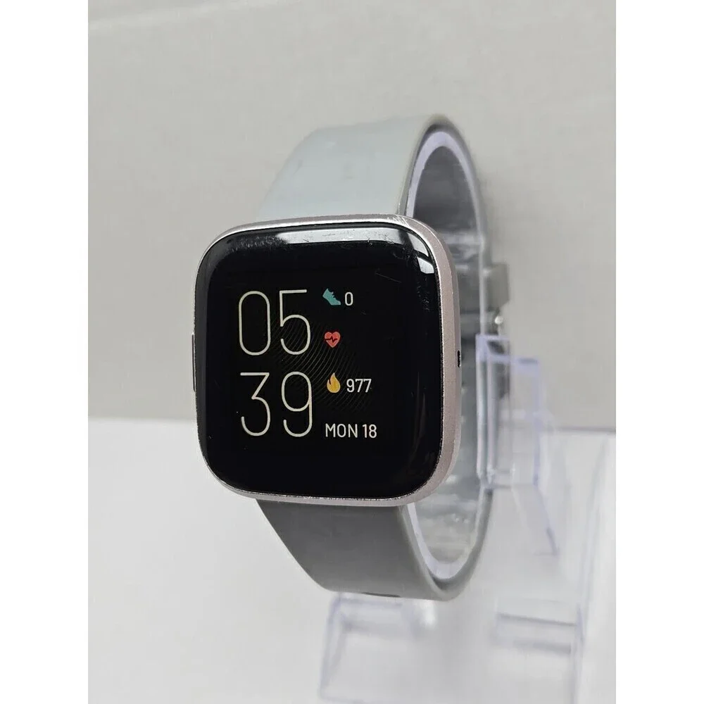 Fitbit Versa 2 Smartwatch Gray 40mm Alexa WR50M Always On Display W/ Charger